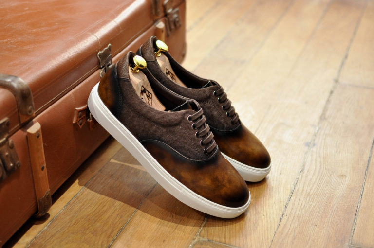 Baskets marron