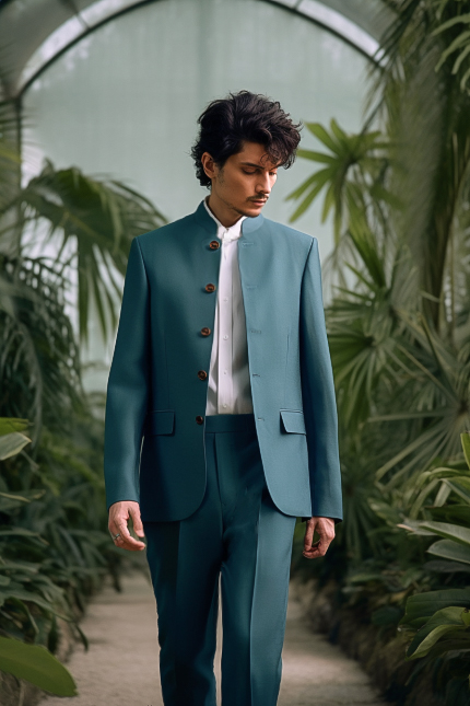 costume col mao vert canard