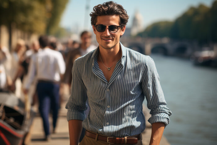 Chemise sur mesure à Paris avec Chris Von Martial votre tailleur à Paris de référence