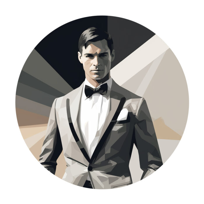 Costume gris sur mesure