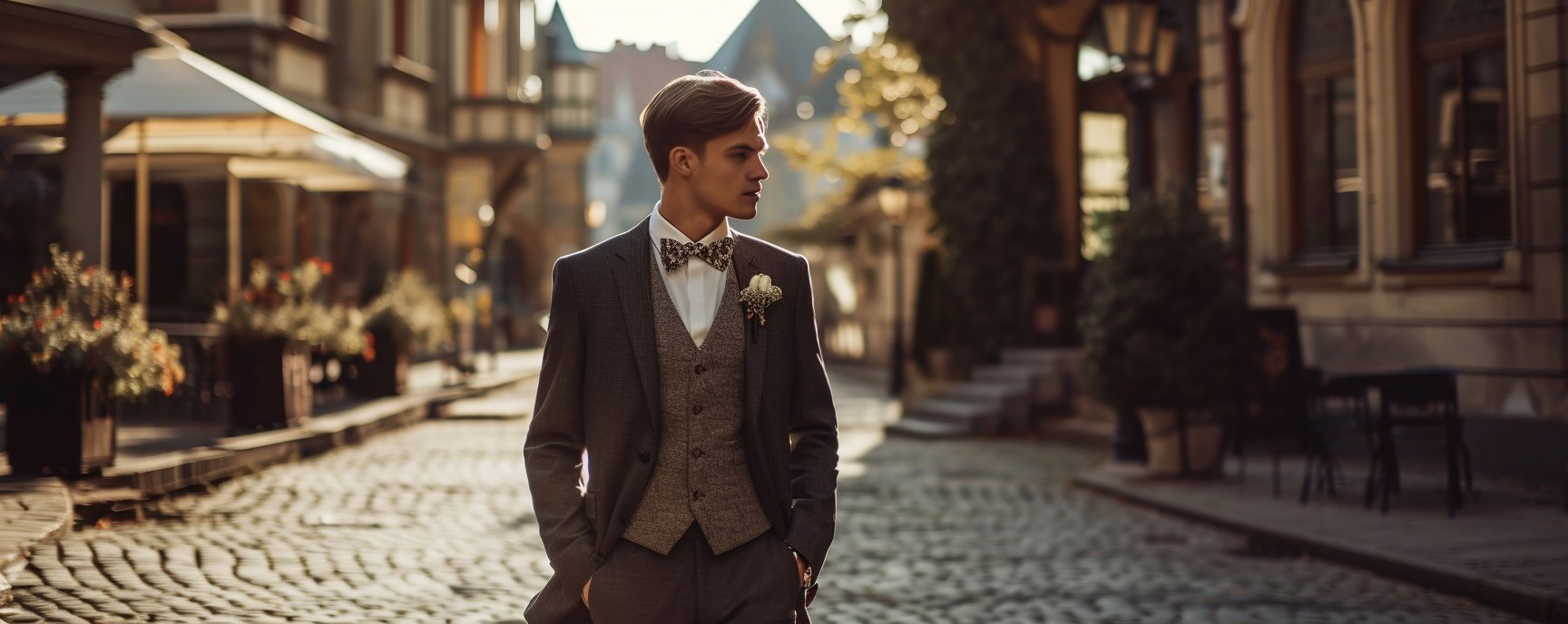 Costume sur mesure gris