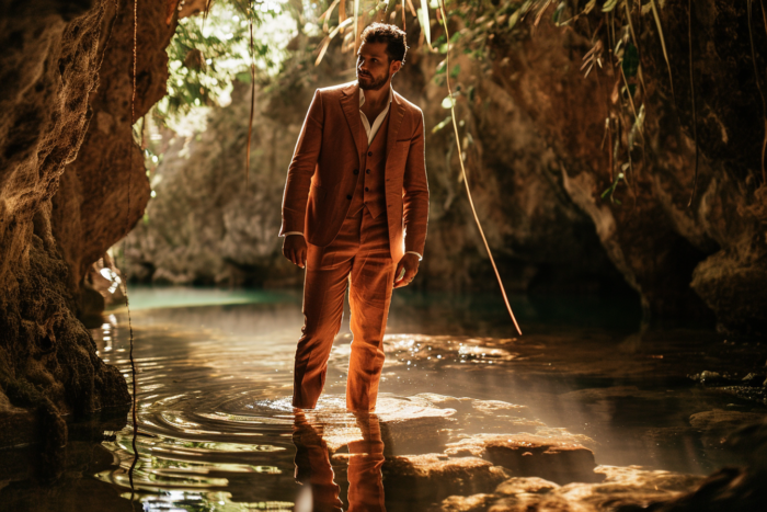Costume de mariage sur mesure
