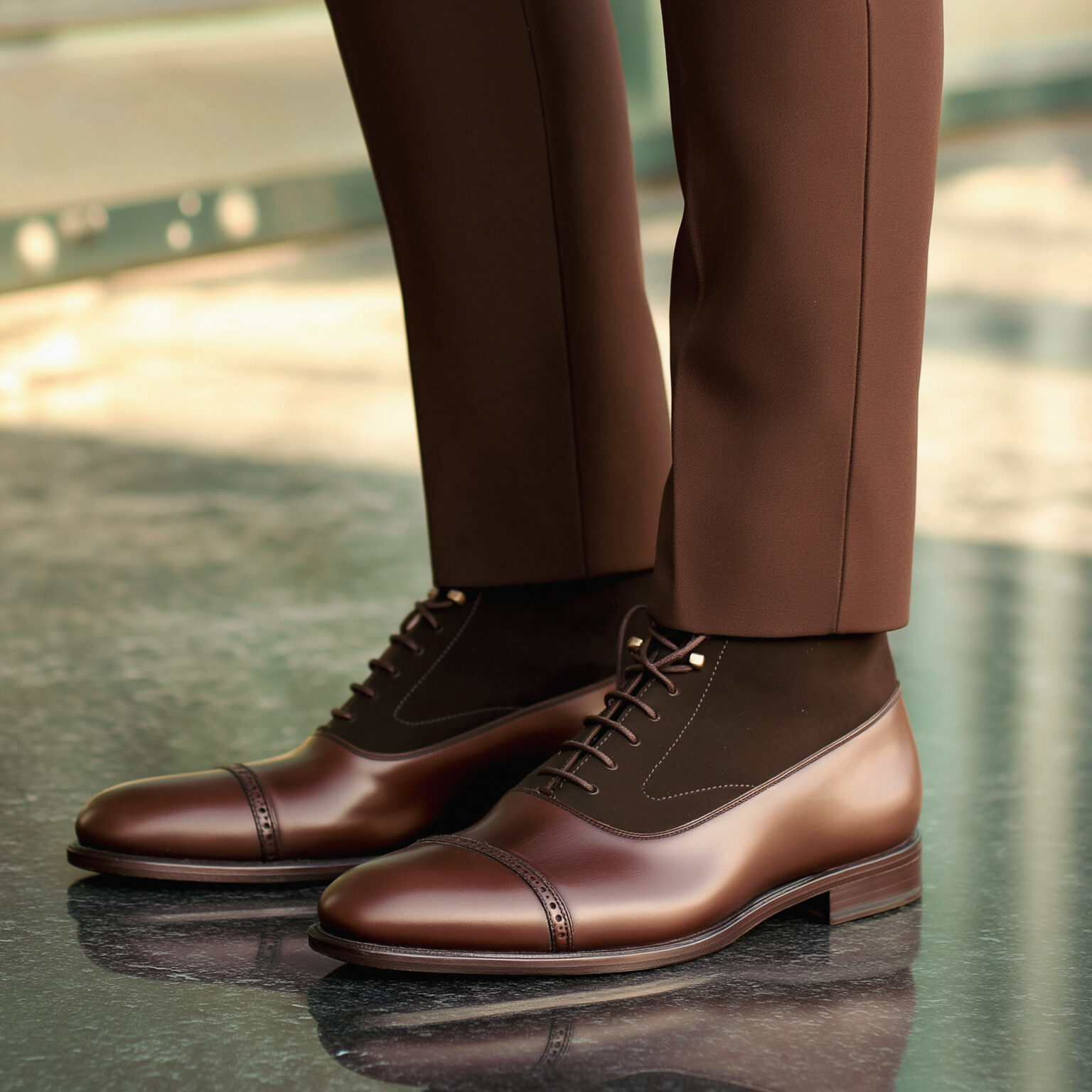 bottine homme cuir brun moka sur mesure Chris von Martial