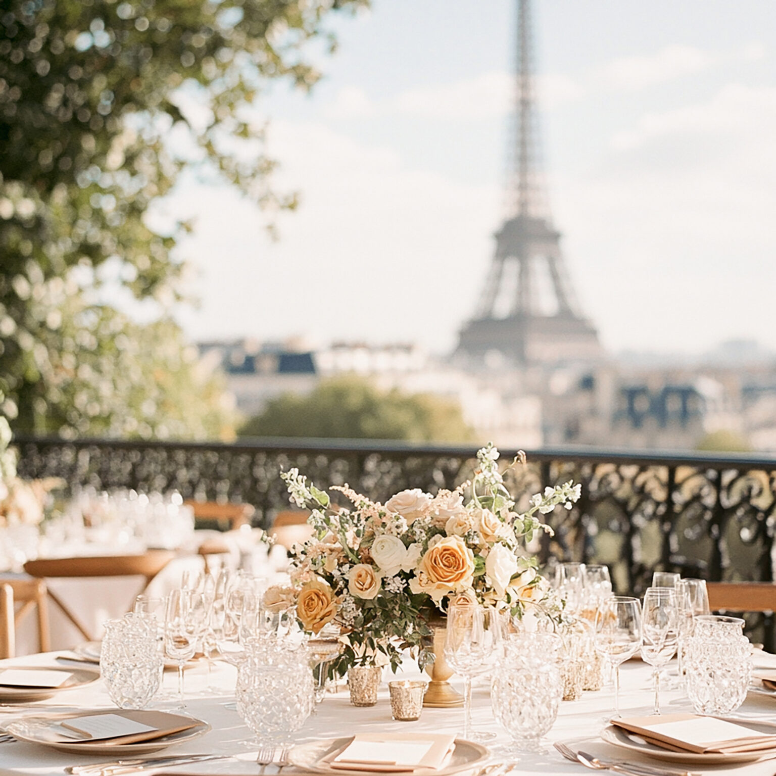 mariage moka à Paris, rooftop élégant Chris von Martial
