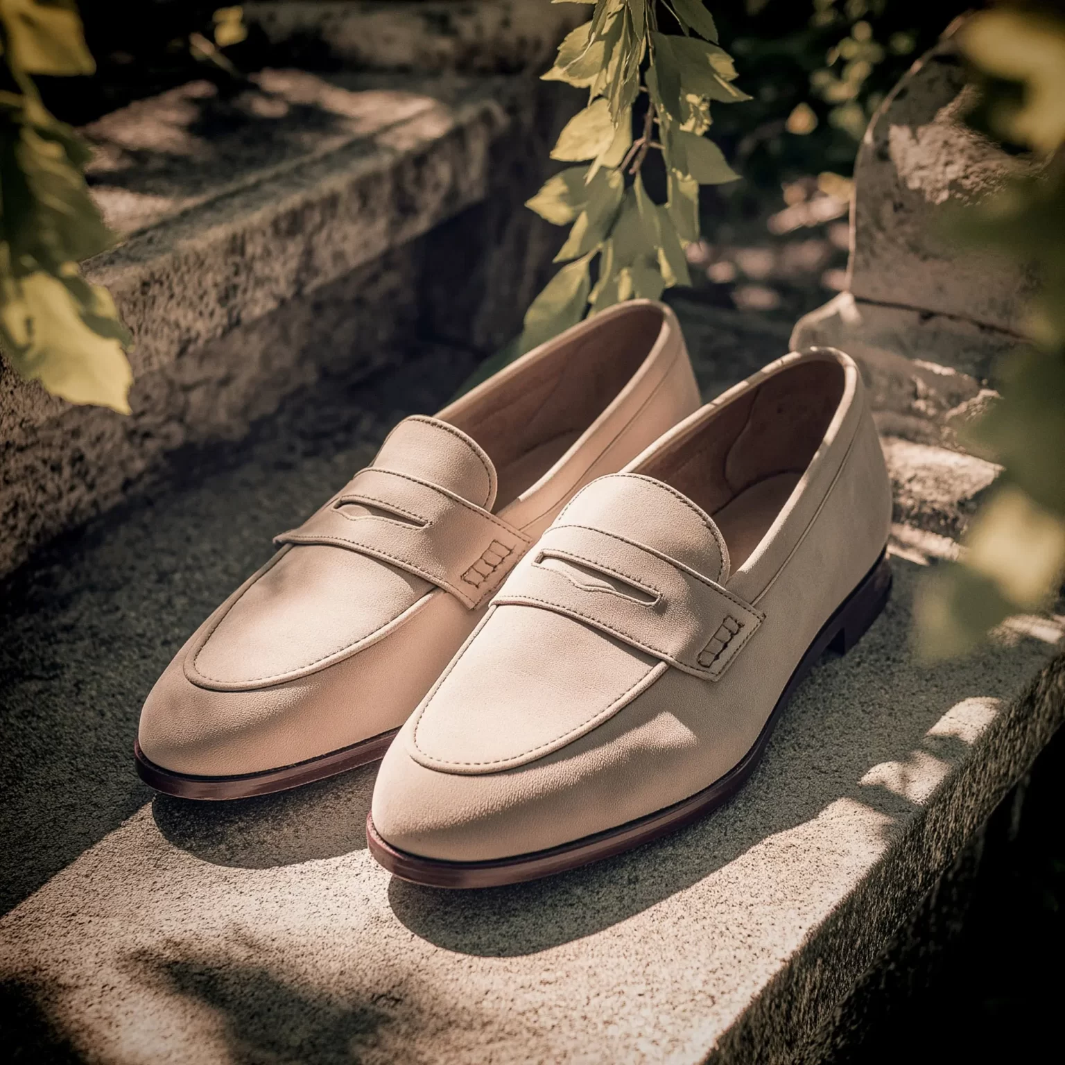 Chaussures claires pour costume de mariage homme