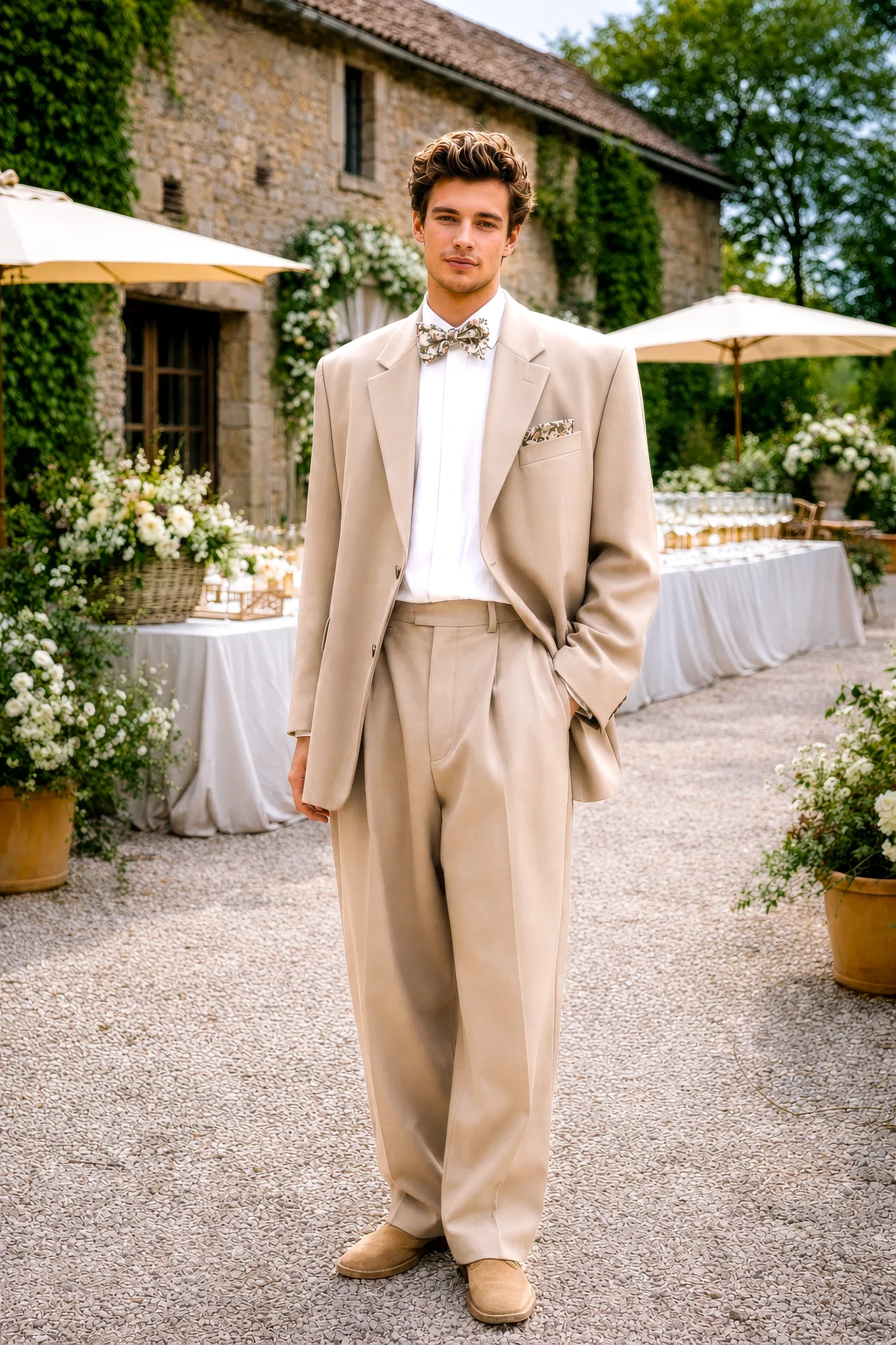 Costume beige oversize - CHRIS VON MARTIAL 02